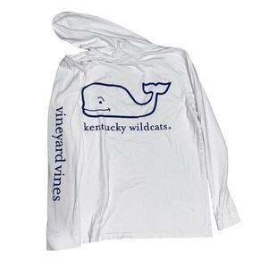 Vineyard‎ Vines Men's Long Sleeve Hooded T-Shirt UK Kentucky Wildcats Graphic L